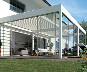 Pergola by EZ Cover - Glass Sliding Doors