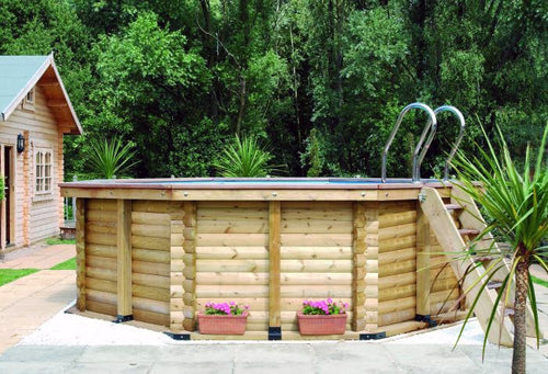 Certikin Above Ground Wooden Pool - 4.2m x 4.2m