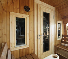Load image into Gallery viewer, Deluxe Barrel Sauna 4.2m